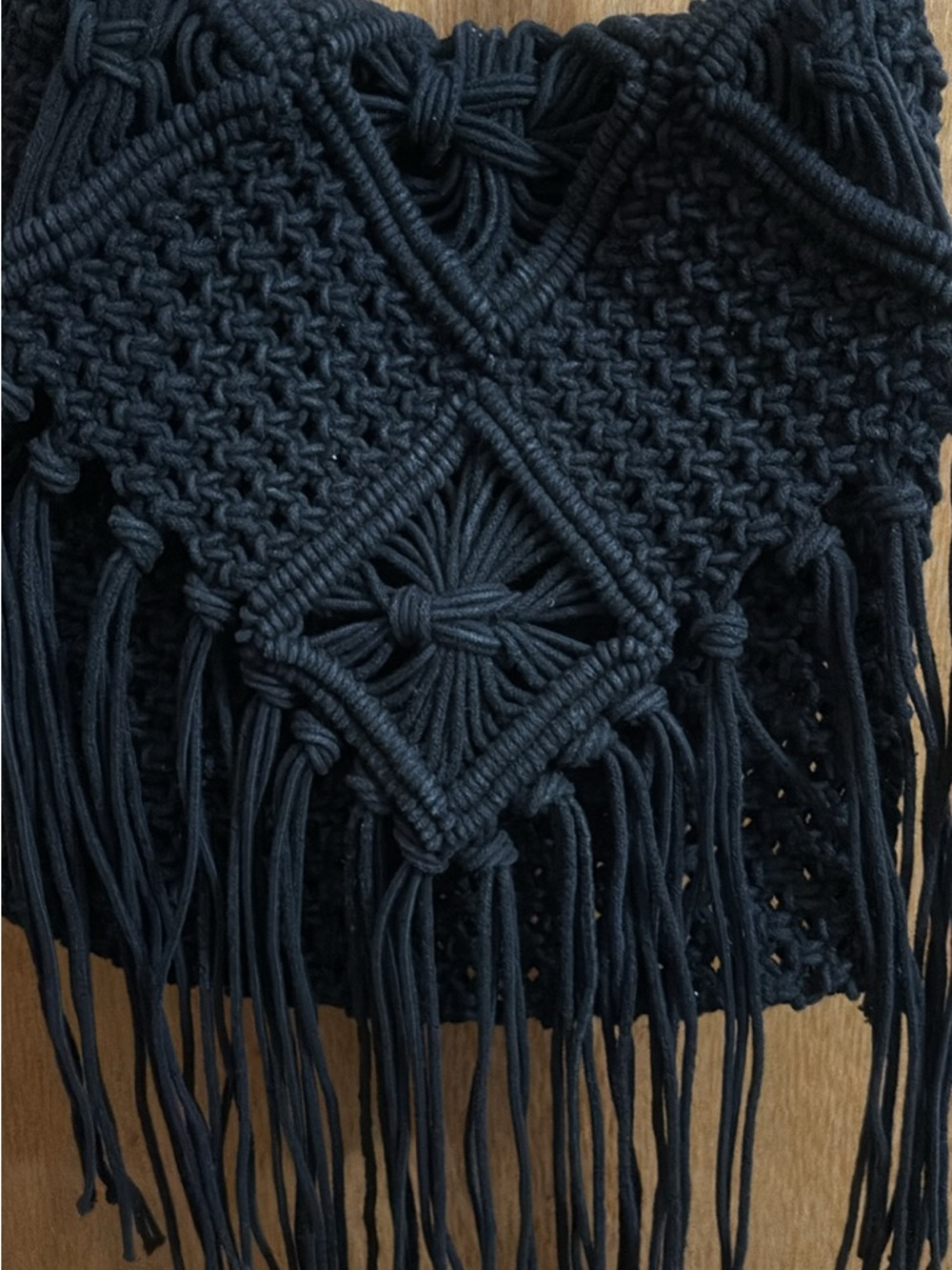 Karla Hanson Boho Macrame Crossbody Bag